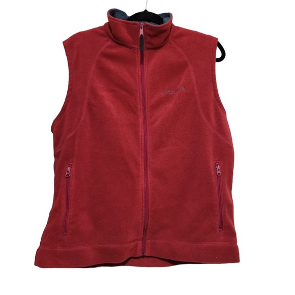 Columbia Fleece Womens Red Vest - Picture 3 of 9